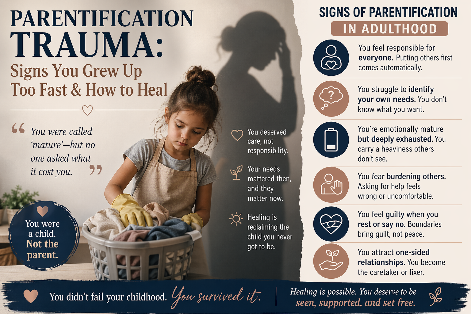Parentification Trauma: Signs You Grew Up Too Fast