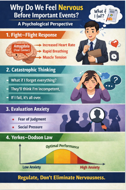 Why Do We Feel Nervous Before Important Events? A Psychological Perspective