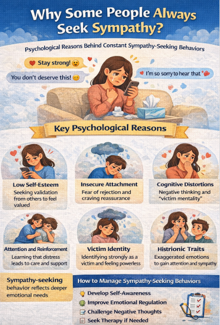 Why Do People Seek Sympathy? Psychology Behind Attention-Seeking Behavior
