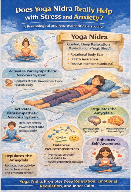 Does Yoga Nidra Help with Stress and Anxiety? Psychology & Science Explained