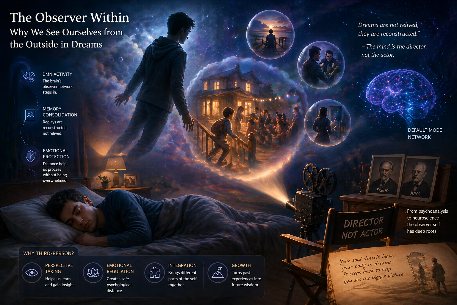 The Third-Person Soul: Why We Watch Our Dreams from Afar